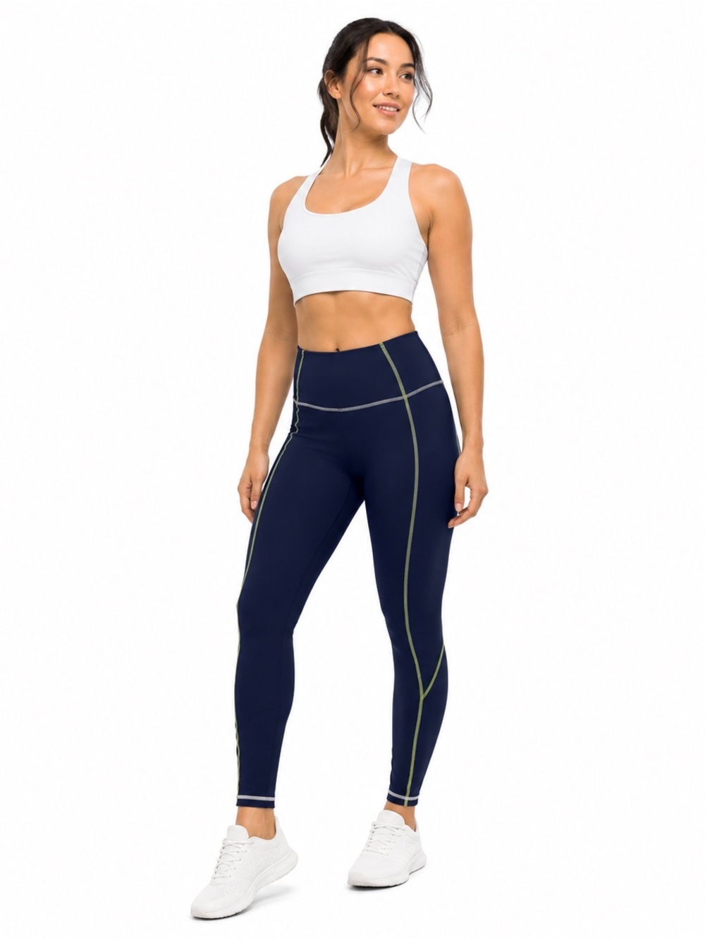 Buff Bunny Full Length Leggings Navy Blue